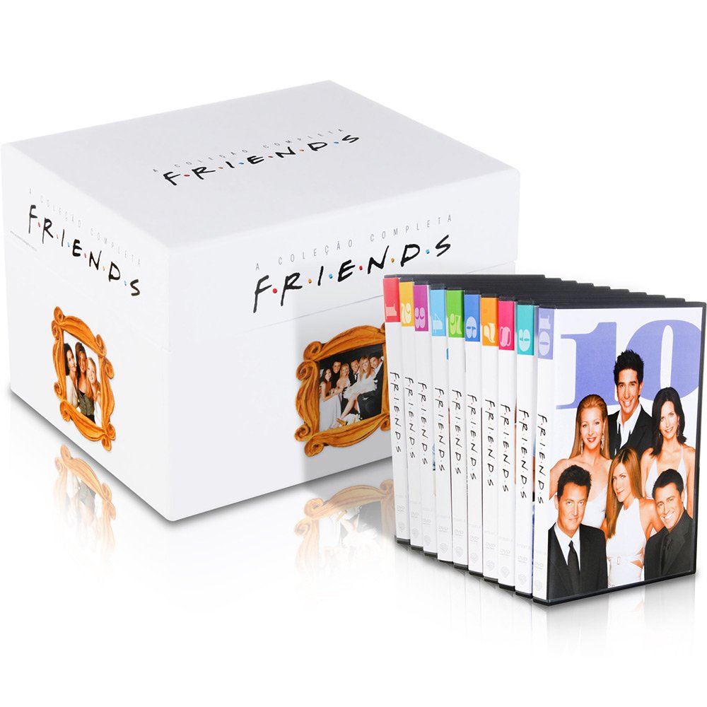 Dvd Box Friends Completa Caixa Edicao De Aniversario 15 Anos 40 Discos Saraiva