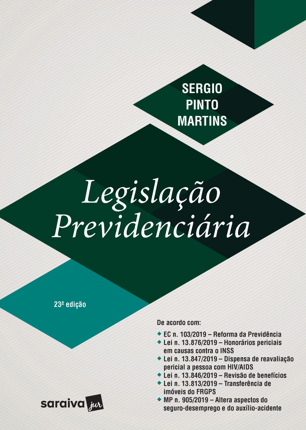 Legislacao Previdenciaria 23ª Ed Saraiva
