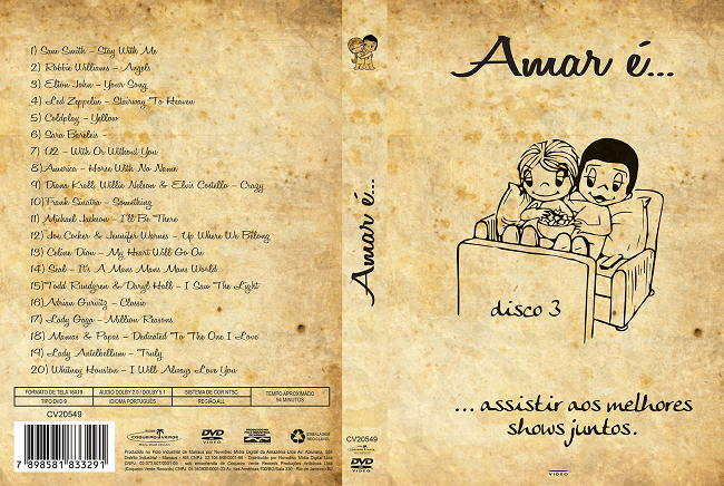 Amar E Dvd 3 Discos Saraiva