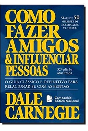 Como Fazer Amigos e Influenciar Pessoas Menor preço em Como Fazer Amigos e Influenciar Pessoas