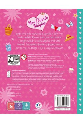 Meu Diário Mágico - Só Você Pode Ver Os Seus Segredos Menor preço em Meu Diário Mágico - Só Você Pode Ver Os Seus Segredos