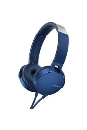 Fone de Ouvido Headphone On-ear Azul Extra Bass Sony Mdr Xb550apl