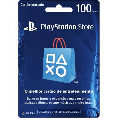 Cartão Pré Pago Psn Sony R$100 - Online