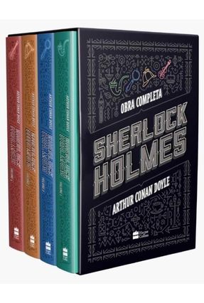 Box - Sherlock Holmes - 4 Volumes Menor preço em Box - Sherlock Holmes - 4 Volumes