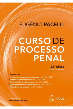 Curso De Processo Penal - Pacelli ,Eugênio | 
