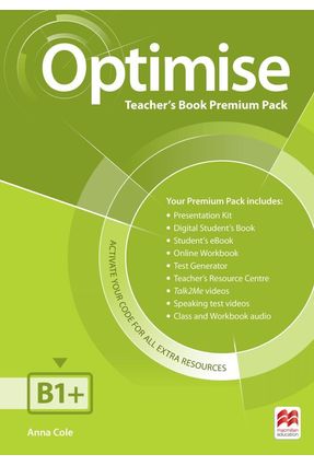 Optimise Teacher's Book Premium Pack-B1+ - Taylore-knowles,Steve Mann,Malcom | 