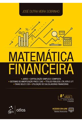 Matemática Financeira - 8ª Ed. 2018 - Sobrinho,José Dutra Vieira | 