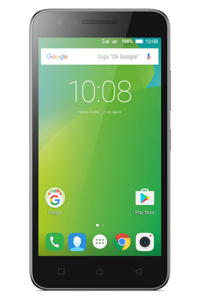 Smartphone Lenovo Vibe C2 K10a40 Preto 4G Tela 5" Andoird™ 6.0 Marshmallow Câm 8Mp Dualchip 16Gb Menor preço em Smartphone Lenovo Vibe C2 K10a40 Preto 4G Tela 5" Andoird™ 6.0 Marshmallow Câm 8Mp Dualchip 16Gb