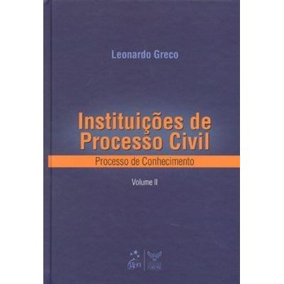 Edição antiga - Instituições de Processo Civil - Vol. II