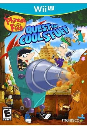 Jogo Phineas And Ferb: Quest For Cool Stuff - Wii U - Majesco Games