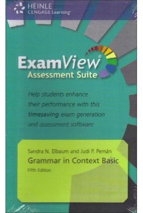 Grammar In Context - 5e - Basic - Assessment CD-ROM With Examview - Elbaum,Sandra N. Pemán,Judy P. | Nisrs.org