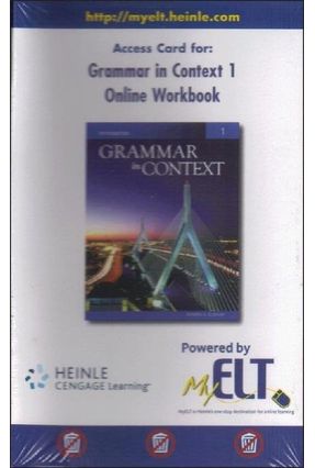 Grammar In Context - 5e - 1 - Online Workbook - Elbaum,Sandra N. | 