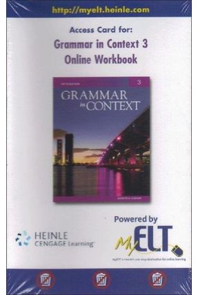 Grammar In Context - 5e - 3 - Online Workbook - Elbaum,Sandra N. | 