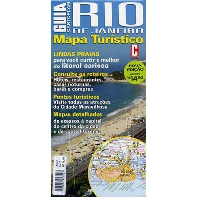 Guia Cartoplam Rio De Janeiro Mapa Turistico 07 Saraiva