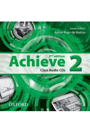 Achieve - Level 2 - Class Audio CD - 2ª Ed. 2013 - Editora Oxford | 