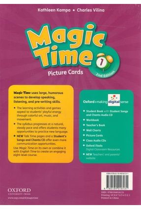 Magic Time - Level 1 - Flashcards - 2ª Ed. - Editora Oxford | 