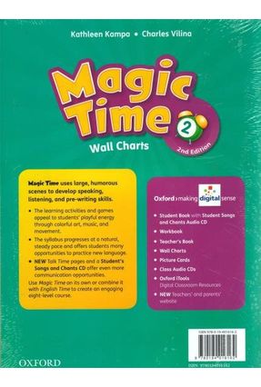 Magic Time - Level 2 - Wallcharts - 2ª Ed. - Charles Editora Oxford Kathleen Vilina Kampa | 