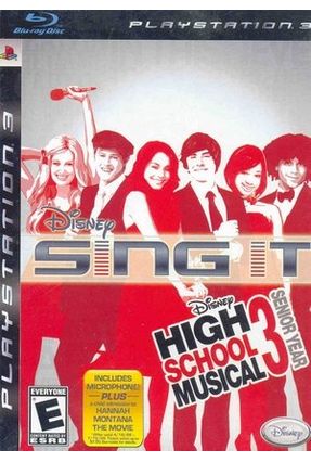 Jogo Sing It: High School Musical 3 Senior Year - Playstation 3 - Disney Interactive