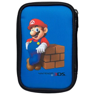 Usado - Estojo Big Ben De Transporte Oficial Mario Azul Para Nintendo 3Ds / Ds Lite / Dsi