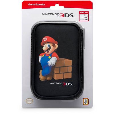 Usado - Estojo Big Ben De Transporte Oficial Mario Preto Para Nintendo 3Ds / Ds Lite / Dsi