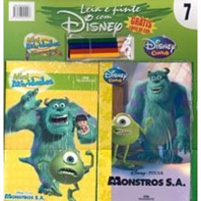 Monstros S.a. - Leia e Pinte com Disney