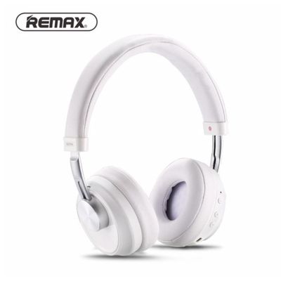 Fone De Ouvido Bluetooth HD Noise Cancelling HIFI Som 3D Branco Remax