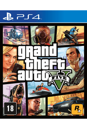 Game - Grand Theft Auto V - PS4 em Promoção na Americanas