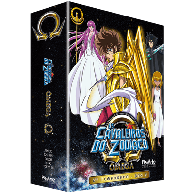 DVD Os Cavaleiros do Zodíaco - Ômega -  2ª Temporada - Vol. 2 - 3 Discos