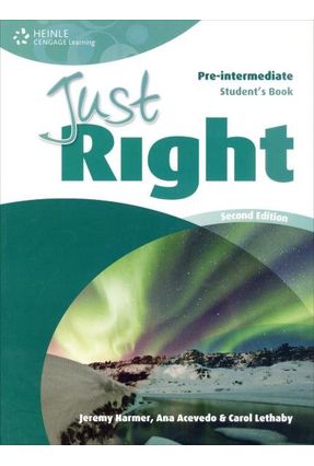 Just Right Pre-intermediate - Student's Book - Harmer,Jeremy | 
