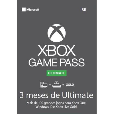 Brazil Xbox Game Pass Ultimate 3 Meses Ddp R 119,99 - Online