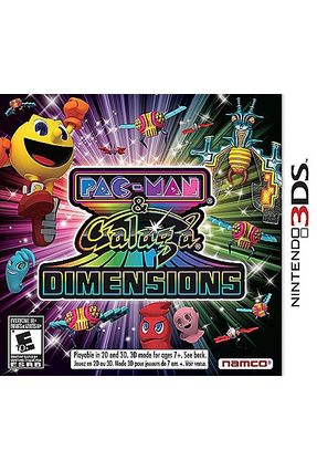 Jogo Pac-man And Galaga Dimensions - 3ds - Bandai Namco Games