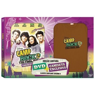 Camp Rock 2 The Final Jam - Edição Estendida + Camiseta - DVD