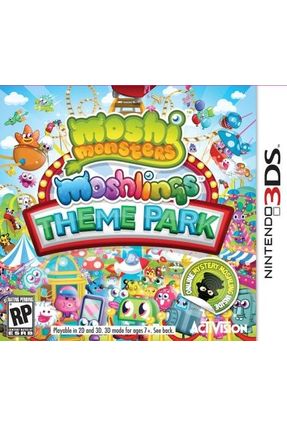 Jogo Moshi Monsters-moshlings-theme Park - 3ds - Activision