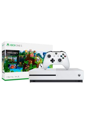 Console Xbox One S Branco 1tb + Jogo Minecraft