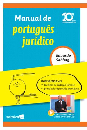 Manual De Português Jurídico - 10ª Ed. 2018 - Eduardo Sabbag | Nisrs.org
