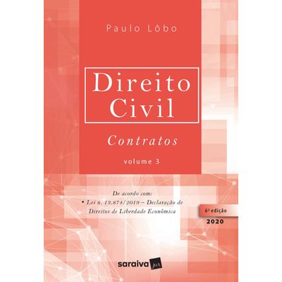 Direito Civil Contratos - Vol. 3 - 6ª Ed. 2020
