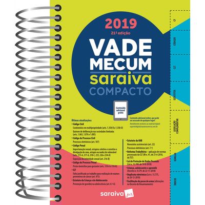 Vade Mecum Compacto - Espiral - 21ª Ed. 2019