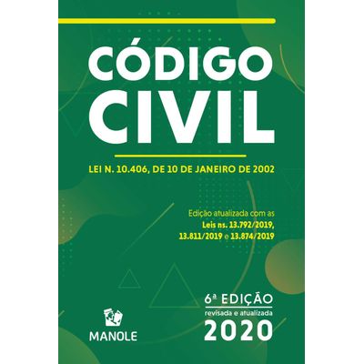 Código Civil - Lei N. 10.406, De 10 De Janeiro De 2002