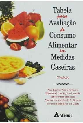 Tabela para Avaliação de Consumo Alimentar em Medidas Caseiras - 5º Edição 2004 - Pinheiro,Ana Beatriz Vieira | 
