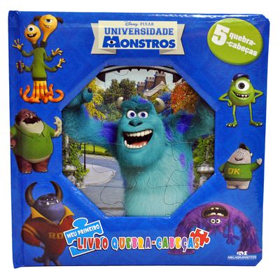 Disney Pixar - Universidade Monstros - Meu Primeiro Livro Quebra-cabeças