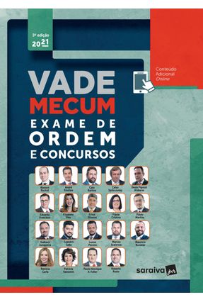 Vade Mecum Exame De Ordem - 3ª Edição 2021 Menor preço em Vade Mecum Exame De Ordem - 3ª Edição 2021