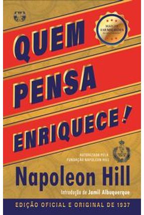Quem Pensa Enriquece - Edição Oficial E Original De 1937 Menor preço em Quem Pensa Enriquece - Edição Oficial E Original De 1937