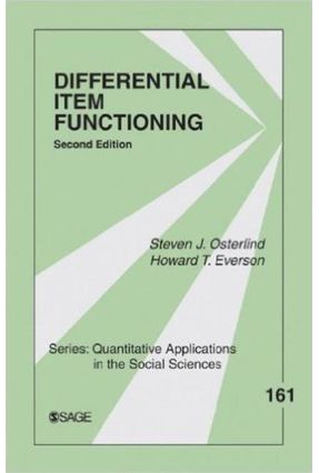 Differential Item Functioning - Everson,Howard Osterlind,Steven | 