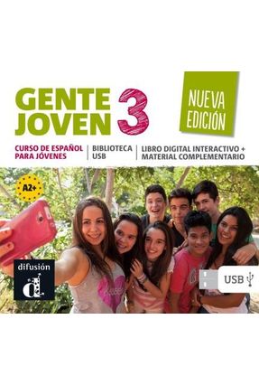Gente Joven 3 - Biblioteca USB - Nueva Edición - Difusion | 