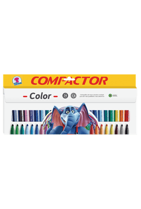 Caneta Hidrográfica Compactor Color 24 Cores é boa?