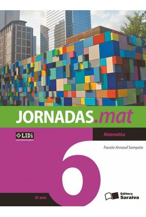 Usado - Jornadas.mat - Matemática 6º Ano - Sampaio,Fausto Arnaud | Nisrs.org