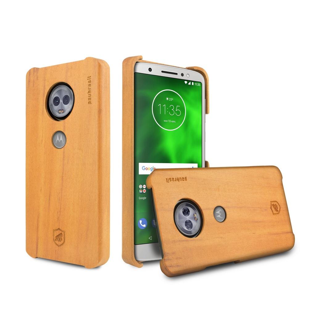 Capa de Madeira Peroba Clara para Moto G6 Plus - Gorila Shield - Saraiva