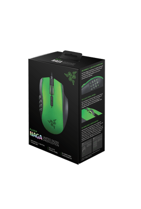 Mouse Usb Laser 8200 Dpis Naga Green Rz.mo.na.12.rt Razer