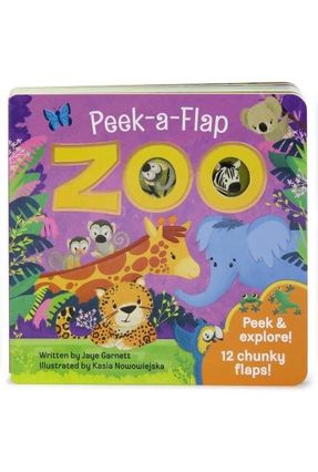 Zoo - Peek-a-Flap Books - Nowowiejska,Kasia Garnett,Jaye | 