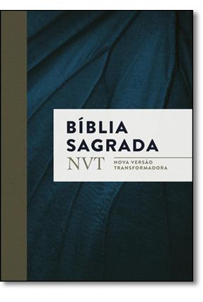 Menor preço em Bíblia Nvt Sagrada - Azul Marinho (Letra Normal/Brochura C/ Orelhas)